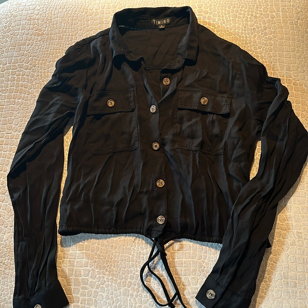 Ruched Bottom Shirt